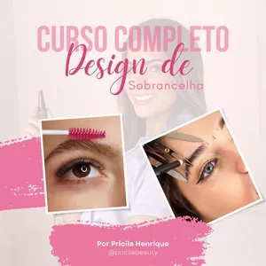 Imagem de capa para o Curso online Curso Completo de Design de Sobrancelha