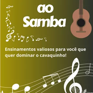 Imagem de capa para o Ebook Do Zero ao Samba - Cavaquinho para iniciantes 