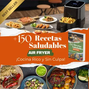 Imagen de portada para Curso online +150 Recetas Saludables en Airfryer para ¡Comer Rico y Sin Culpa!