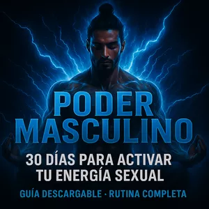 Imagen de portada para Ebook Poder Masculino: Reto de 30 días y guía natural para energía, virilidad y potencia sexual