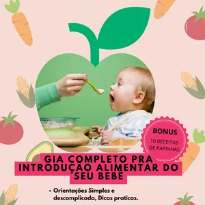 Imagem de capa para o Ebook Introdução Alimentar para Mães de Primeira Viagem