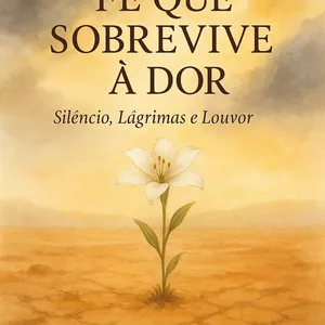 Imagem de capa para o Ebook Livro " Fé que sobrevive à Dor - Silêncio, Lágrimas e Louvor"