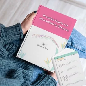 Cover image for Ebook Practice Guide for Microblading Strokes