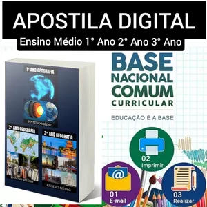 Imagem de capa para o Curso online APOSTILAS DE GEOGRAFIA ENSINO MÉDIO DE ACORDO COM A BNCC