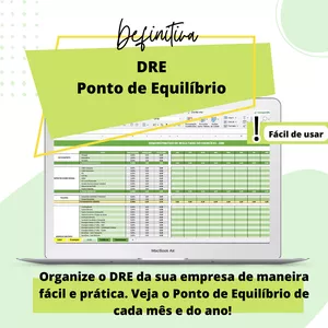 Imagem de capa para o Curso online Planilha de Excel – DRE e Ponto de Equilíbrio