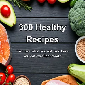 Cover image for Ebook 300 healthy recipes