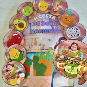 Imagem de capa para o Ebook A Cesta da Dona Maricota