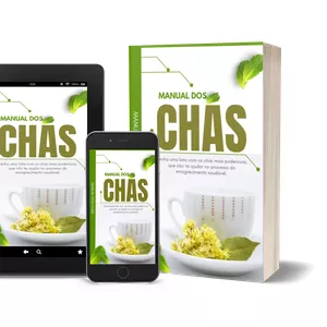 Imagem de capa para o Ebook Manual dos chás poderosos 