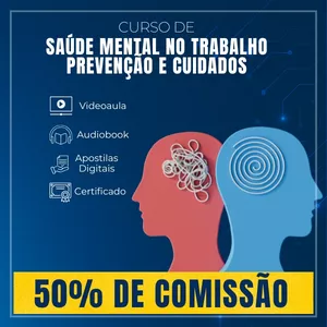 Imagem do curso Curso Saúde Mental no Trabalho: Prevenção e Cuidados 