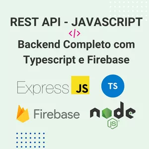 Imagem de capa para o Curso online Backend: API REST com NodeJS, Typescript, ExpressJS e Firebase