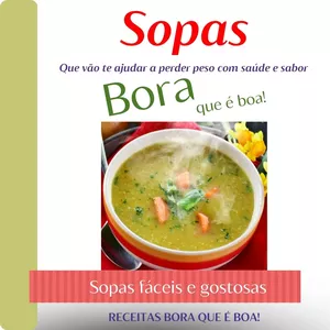 Imagem de capa para o Ebook Sopas que auxiliam a emagrecer
