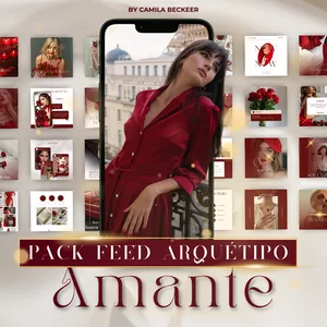 Pack feed  | Arquétipo Amante>