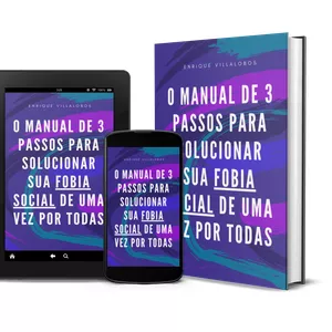 Imagem de capa para o Ebook O Manual de 3 Passos para Solucionar Sua Fobia Social de uma vez por todas