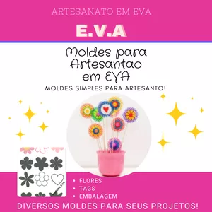 Imagem de capa para o Ebook Molde diversos para EVA 