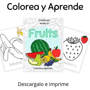 Cover image for Ebook coloring and learning book