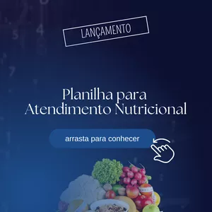 Imagem de capa para o Ebook Planilha Plano Alimentar