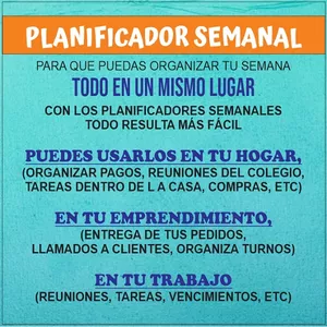 Imagen de portada para Curso online Planificador Semanal