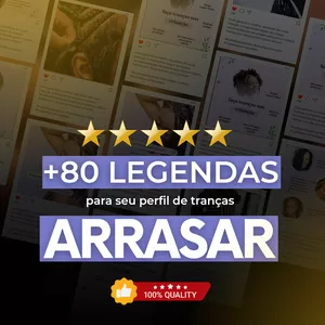 Imagem de capa para o Ebook Pack de Legendas Prontas para Trancistas: Aumente o Engajamento e Conquiste mais Clientes