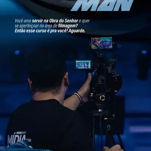 Imagem de capa para o Ebook Operador de Câmera para Transmissão de Cultos