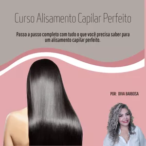 Imagem de capa para o Curso online Alisamento Capilar Perfeito
