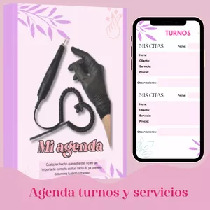 Imagen de portada para Ebook Agenda turnos y servicios (Manicurista)