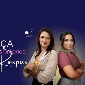 Imagem de capa para o Curso online CURSO MODELAGEM E COSTURA - Traçando Moda