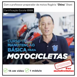 Imagem de capa para o Curso online Curso de manutenção básica de motocicletas