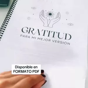 Imagen de portada para Curso online Diario de Gratitud y Manifestación - PDF para imprimir