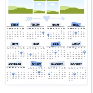 Calendario 2024  Calendario, Calendario de novios, Calendario de amor