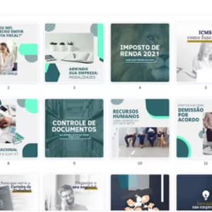 Imagem de capa para o Ebook PACK ARTES CANVA CONTABILIDADE/CONTADOR 2.0