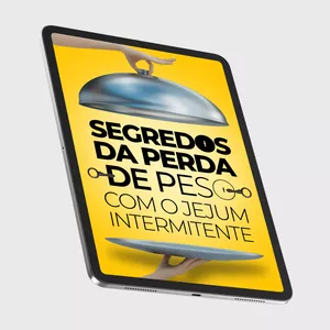 Imagem de capa para o Ebook SEGREDOS DA PERDA DE PESO COM O JEJUM INTERMITENTE