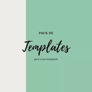 Imagem de capa para o Curso online PACK DE TEMPLATES COM 6 POSTS PARA O INSTAGRAM