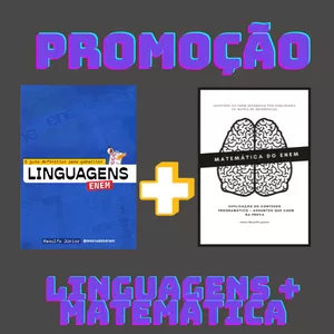 Imagem de capa para o Ebook Manual da matemática + linguagens - Questões do Enem separadas por habilidades/competências 