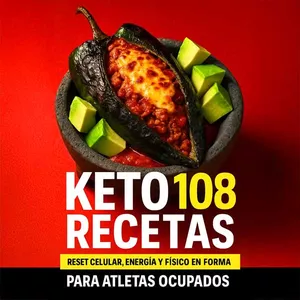 Imagen de portada para Ebook 108 RECETAS KETO PARA ATLETAS OCUPADOS