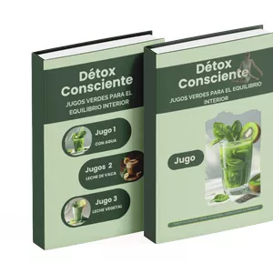 Imagen de portada para Ebook Détox Consciente Jugos verdes para el equilibrio interior 