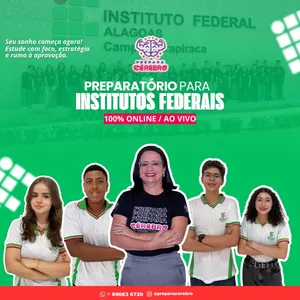 Imagem do curso Preparatório IFAL Online — Aulas ao Vivo + Gravadas (com materiais bônus)