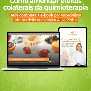 Imagem de capa para o Curso online Aula + E-BOOK: Como minimizar os efeitos da Quimioterapia