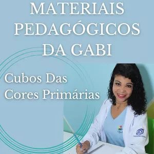 Imagem de capa para o Ebook CUBOS DAS CORES PRIMÁRIAS