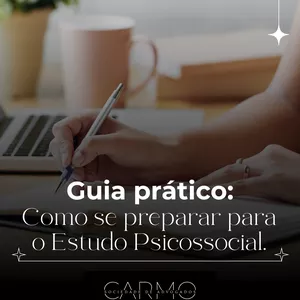 Imagem de capa para o Ebook Guia Prático: Como se preparar para o Estudo Psicossocial.