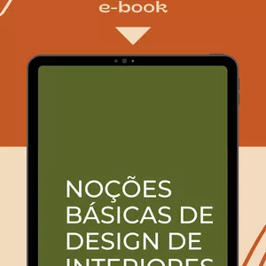 Imagem de capa para o Ebook e-Book NOÇÕES BÁSICAS DE DESIGN DE INTERIORES COM PLANTAS