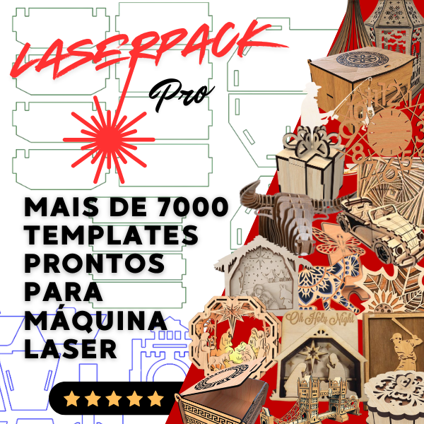 Imagem do curso LaserPack Pro + de 7000 Modelos Prontos para Corte e Gravação