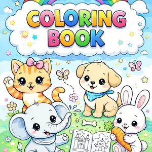 Cover image for Ebook  coloring book for children