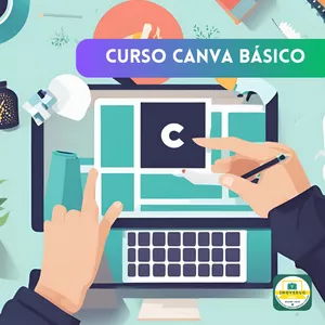 Imagem de capa para o Curso online CURSO CANVA BÁSICO