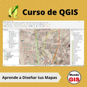Imagem principal do produto CURSO DE  QGIS