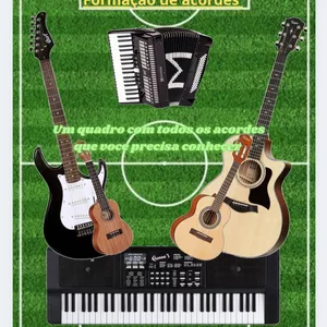 Imagem de capa para o Ebook Aulas de violão Campo Harmônico 