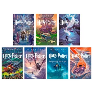 Imagem de capa para o Ebook Saga TODOS 7 livros da série Harry Potter
