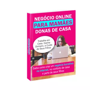 Imagem de capa para o Ebook Negócios Online para Mães