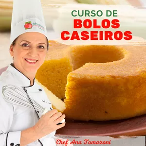 Imagem de Curso de Bolos Caseiros Artesanais *(Curso de Férias) criado por Sabor & Saber Gastronomia na hotmart