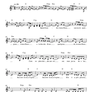 Imagem de capa para o Ebook Quão Grande és Meu Deus  - Soraya Moraes - Cifra - melodia - letra