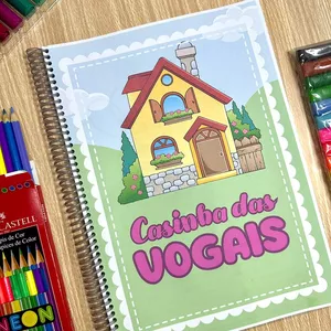Imagem de capa para o Ebook Casinha das Vogais